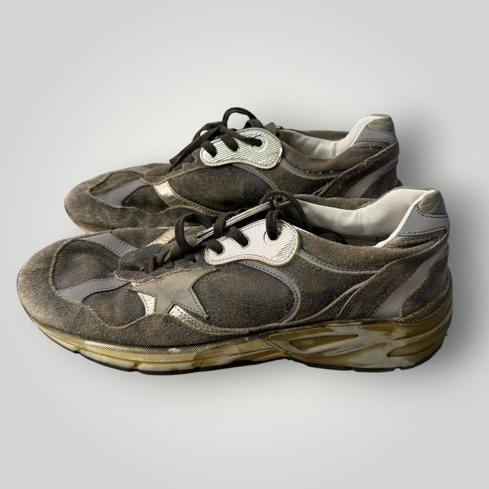 Golden Goose Dad-star leather trainers sz41